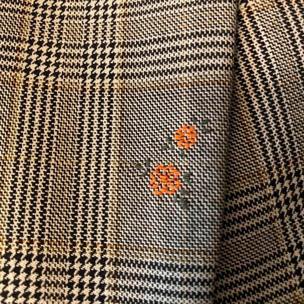 Brooks-Brothers Embroidered Plaid Blazer - Picture 4 of 7